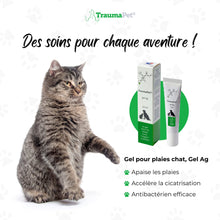 Charger l&#39;image dans la gallerie, Gel pour plaies chat, TraumaPet® Gel Ag - TraumaPet France
